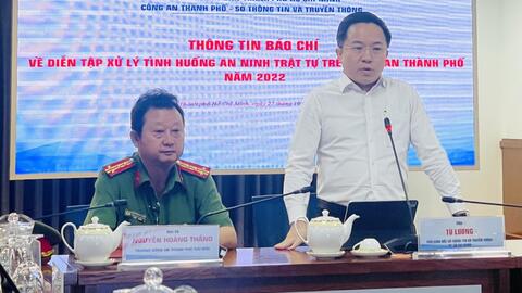 TP Hồ Chí Minh tổ chức diễn tập về tình huống an ninh trật tự trên địa bàn