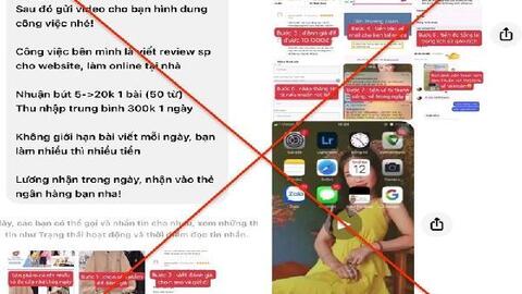 Cảnh giác mất tiền oan vì tin vào việc nhẹ, lương cao dịp cuối năm