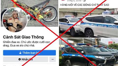 Gần 400 fanpage, tài khoản mạng xã hội giả mạo công an
