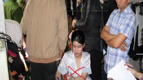 'Hotgirl' Quỳnh Trang cùng cha ruột bị bắt vì tàng trữ 9,5kg ma túy