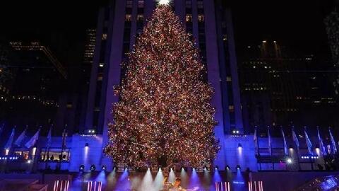 Hôm nay, 3 triệu ngôi sao pha lê thắp sáng cây thông Noel ở New York