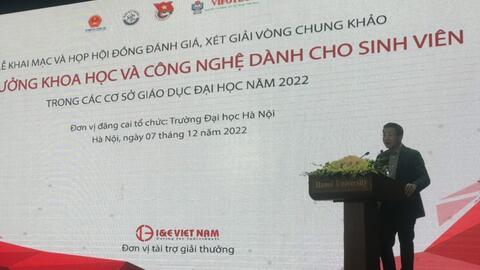 Sinh viên của 37 trường hội tụ tại Hà Nội để bảo vệ đề tài nghiên cứu khoa học