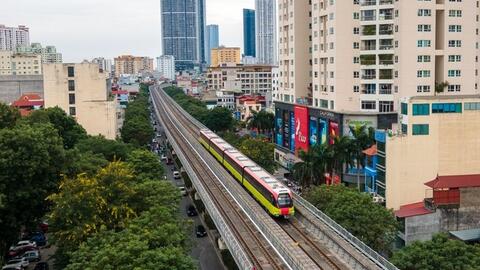 Tuyến metro Nhổn - Ga Hà Nội: Hiệu suất đạt 100% trong ngày đầu tiên