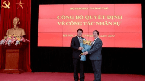 Bộ GD&ĐT bổ nhiệm Cục trưởng Cục Quản lý chất lượng