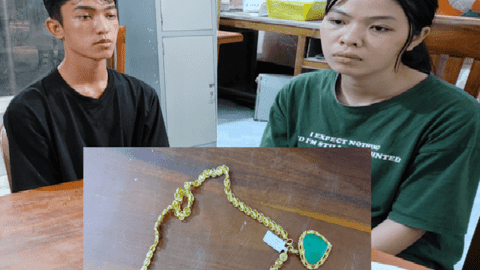 Đôi vợ chồng trẻ cướp tiệm vàng rồi trốn vào vườn xoài