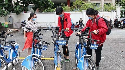 Hà Nội bắt đầu thi công trạm xe đạp công cộng đầu tiên tại số 12 phố Đào Tấn