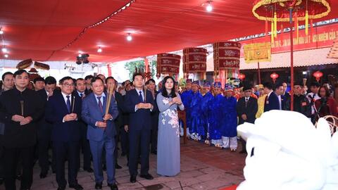 Lễ hội làng Chử Xá là Di sản văn hóa phi vật thể quốc gia