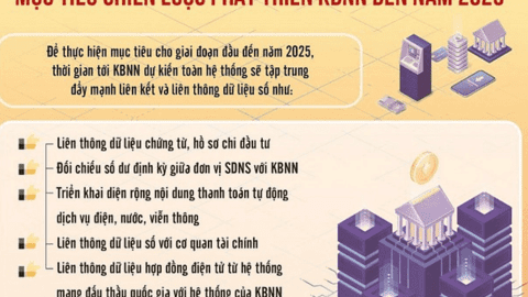 Năm 2025, kho bạc phấn đấu vận hành dựa trên dữ liệu số