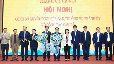 Điều động đồng chí Nguyễn Trúc Anh làm Bí thư Huyện ủy Hoài Đức
