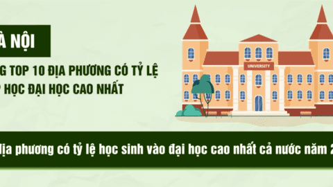 Hà Nội trong top 10 địa phương có tỷ lệ nhập học đại học cao nhất
