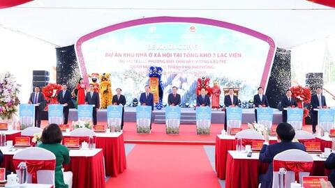 Hải Phòng: Khởi công dự án khu nhà ở xã hội hơn 4.800 tỷ đồng