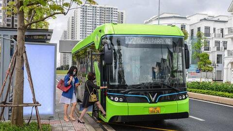 Điều chỉnh lộ trình tuyến buýt điện E02 (Hào Nam - Khu đô thị Ocean Park)