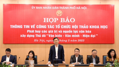 Sáng nay (21/3), diễn ra Hội thảo "Phát huy các giá trị và nguồn lực văn hóa xây dựng Thủ đô văn hiến - văn minh - hiện đại"