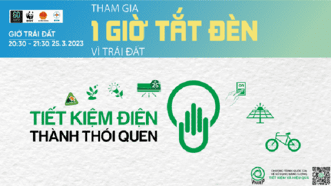 Vận động các cá nhân, tổ chức hưởng ứng Chiến dịch Giờ Trái đất 2023