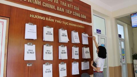 Công bố danh mục 203 thủ tục hành chính, bãi bỏ 124 thủ tục hành chính trong quý I/2023