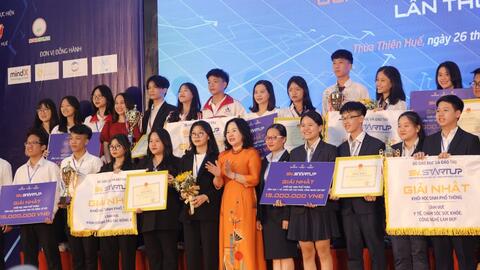 Học sinh Hà Nội đoạt giải cao tại cuộc thi Học sinh, sinh viên với ý tưởng khởi nghiệp toàn quốc