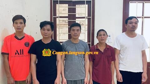 Lạng Sơn: Khởi tố, tạm giữ 9 đối tượng đánh bạc, mua bán trái phép chất ma túy
