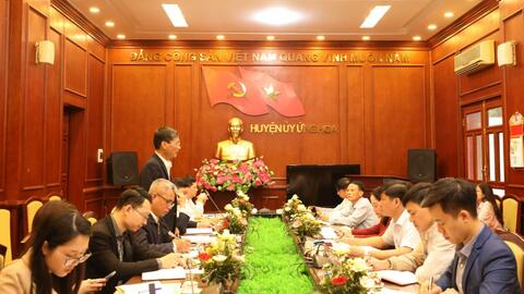 Vào cuộc mạnh mẽ cùng huyện Ứng Hòa triển khai hiệu quả các nhiệm vụ trước mắt, lâu dài