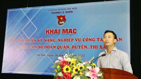 Tập huấn kỹ năng, nghiệp vụ công tác Đoàn