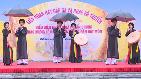 Phúc Thọ (Hà Nội) tổ chức Liên hoan “Hát dân ca và nhạc cổ truyền năm 2023”