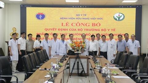 Thứ trưởng Bộ Y tế - GS.TS Trần Văn Thuấn kiêm nhiệm phụ trách, điều hành Bệnh viện Việt Đức