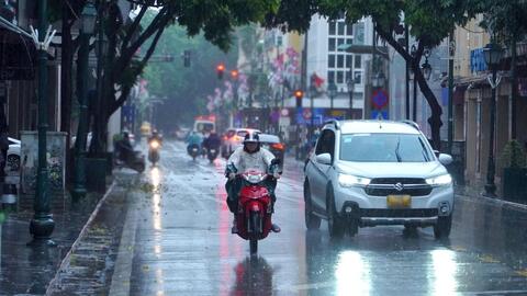 Ảnh hưởng của không khí lạnh, Bắc Bộ có mưa dông