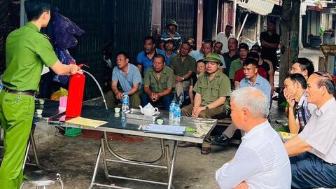 Huyện Gia Lâm: Triển khai 235 điểm chữa cháy công cộng và tổ liên gia an toàn PCCC