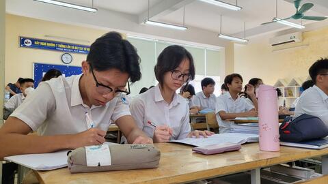 Ngăn âu lo, giải tỏa áp lực cho học sinh trước kỳ thi tuyển sinh vào lớp 10