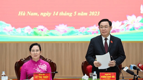 Chủ tịch Quốc hội: Hà Nam phải 'hâm nóng' hơn nữa tinh thần kiến tạo
