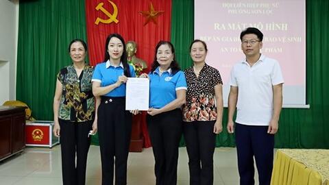 Mô hình hay thay đổi nhận thức của phụ nữ về vệ sinh an toàn thực phẩm