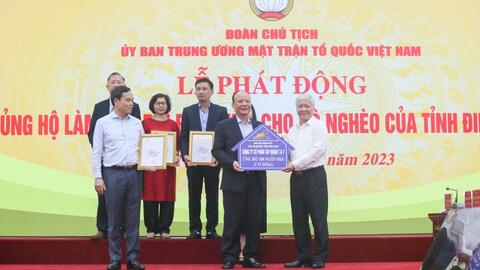 T&T Group ủng hộ 5 tỷ đồng hỗ trợ làm nhà cho người nghèo tỉnh Điện Biên