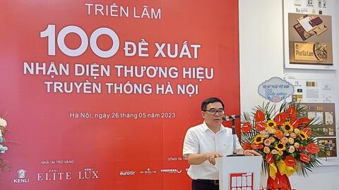 Triển lãm “100 đề xuất nhận diện thương hiệu truyền thống Hà Nội”
