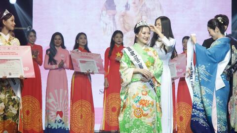Cô gái Hà Nội Phạm Thiên Nga đăng quang Miss Sake Việt Nam 2023