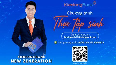 KienlongBank chính thức mở đăng ký chương trình “Thực tập sinh tiềm năng năm 2023”