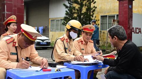 Hải Phòng: Xử phạt 177 tài xế vi phạm nồng độ cồn trong một tuần