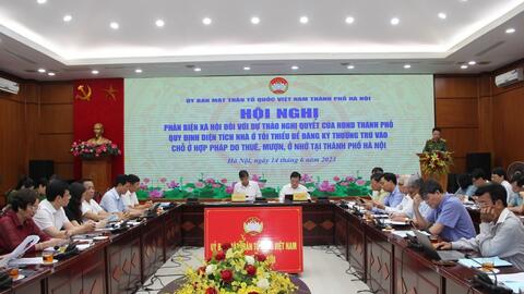 Lấy ý kiến phản biện vào quy định diện tích nhà ở tối thiểu được đăng ký thường trú tại Hà Nội