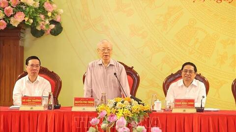 Lực lượng Công an nhân dân phát huy vai trò ''gương mẫu, đi đầu'' trong xây dựng, chỉnh đốn Đảng