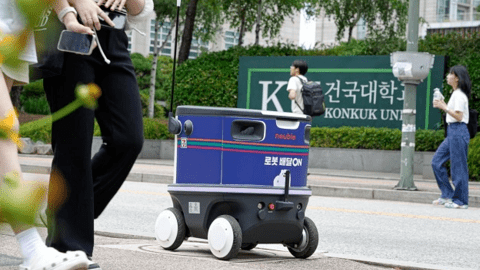 Hàn Quốc tiếp tục thử nghiệm dịch vụ giao hàng bằng robot