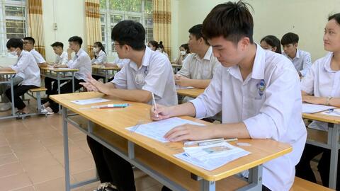 88 thí sinh của Quảng Ninh không đến dự môn thi đầu tiên
