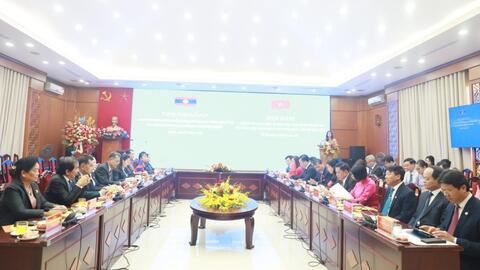 Tăng cường hợp tác giữa hai tổ chức Mặt trận, góp phần vun đắp mối quan hệ Việt - Lào