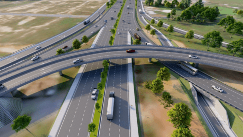 DỰ ÁN ÐƯỜNG VÀNH ĐAI 3 TP HCM: Bình Dương đã có đường băng