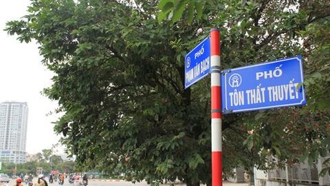 Hà Nội tổ chức lại giao thông trên tuyến đường Tôn Thất Thuyết