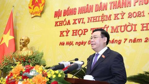 Chủ tịch Quốc hội: Hà Nội cần phải có tư duy cạnh tranh quốc tế