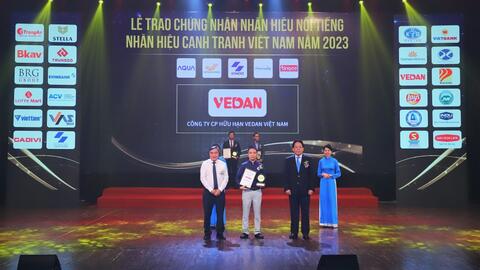 Vedan được vinh danh Top 10 nhãn hiệu nổi tiếng Việt Nam 2023