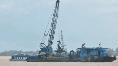 2 doanh nghiệp trúng đấu giá 2 mỏ cát gần 194 tỷ đồng