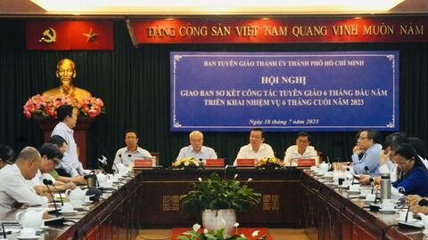 TP Hồ Chí Minh phát huy vai trò hiệu quả của cán bộ tuyên giáo