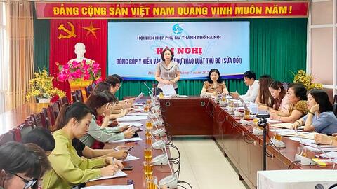 Cần lồng ghép giới trong hồ sơ dự thảo Luật Thủ đô (sửa đổi)