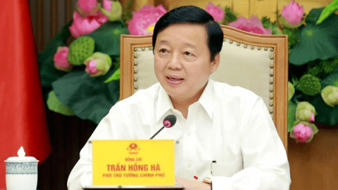 Phó Thủ tướng Trần Hồng Hà nhận thêm nhiệm vụ mới