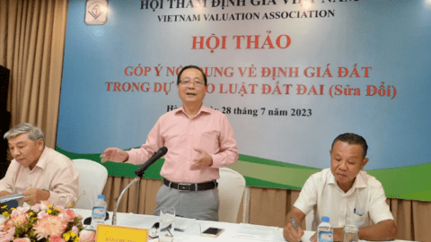 Chủ tịch Hội Thẩm định giá Việt Nam: Nên loại bỏ phương pháp hệ số điều chỉnh giá đất