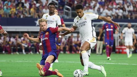 Barcelona thắng tưng bừng 'siêu kinh điển', xà ngang 4 lần cản Real